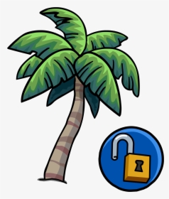 Tropical Palm Unlockable Icon - Club Penguin Tree Png, Transparent Png, Transparent PNG