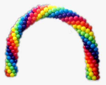 Rainbow Arch - Rainbow Balloon Arch Png, Transparent Png, Transparent PNG
