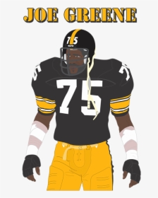 Joe Greene Pittsburgh Steelers Art, HD Png Download, Transparent PNG