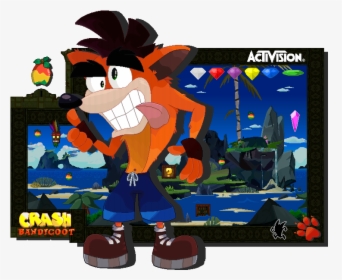 Transparent Crash Bandicoot Woah Png - Activision, Png Download, Transparent PNG