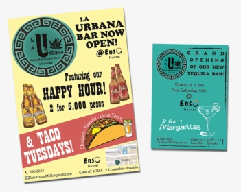 Flyers For Mexican Bar In Colombia - Flyer, HD Png Download, Transparent PNG