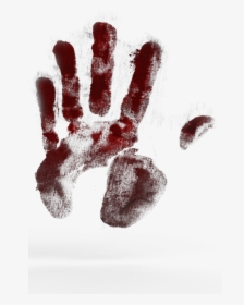 Transparent Bloody Hand Print Png - Manos De Sangre Png, Png Download, Transparent PNG
