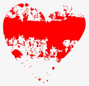 #hearts #heart #red #grunge #grungehearts #love #redhearts, HD Png Download, Transparent PNG