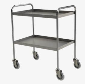4h125 Tray Clearing Trolley 2 Tier Hero 3 Large - Healthcare Trolley Png, Transparent Png, Transparent PNG
