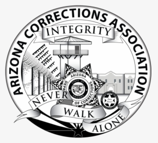 Maine Probation Parole Officer Badge Clipart Black - Badge Arizona Department Of Corrections, HD Png Download, Transparent PNG