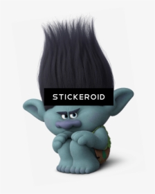 Branch And Poppy Trolls - Blue Troll From Trolls, HD Png Download, Transparent PNG