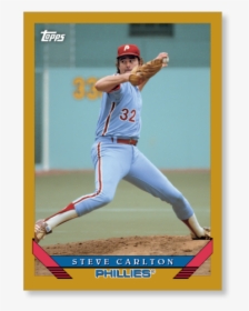 Steve Carlton 2019 Archives Baseball 1993 Topps Poster - Pitcher, HD Png Download, Transparent PNG