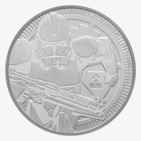 1 Oz Star Wars The Clone Trooper - 2019 Niue 1 Oz Silver $2 Star Wars Clone Trooper Bu, HD Png Download, Transparent PNG