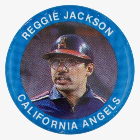 Reggie Jackson California Angels Sports Button Museum - Bros And Barnum & Bailey, HD Png Download, Transparent PNG