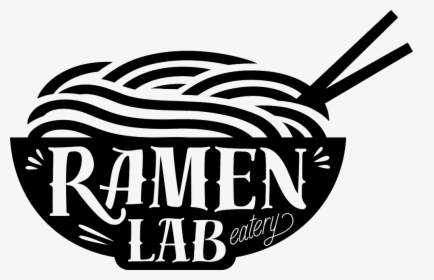 Transparent Spaghetti Clipart Black And White - Ramen Lab Eatery Logo, HD Png Download, Transparent PNG