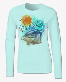 Ladies Performance Fishing Tee - Long-sleeved T-shirt, HD Png Download, Transparent PNG