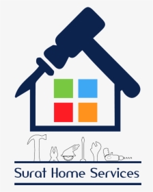 Home Repair Services Logo, HD Png Download, Transparent PNG