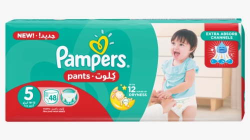 Pampers Pants Diapers, Size 5, Junior, 12-18kg, Jumbo - Pampers Pants Size 3, HD Png Download, Transparent PNG