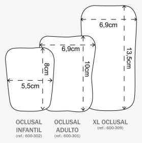 Comparacion Medidas Oclusal - Espejo Para Fotos Intraorales Medidas, HD Png Download, Transparent PNG