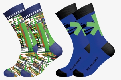 Men 2-pack Socks Life Is A Glitch - Sock, HD Png Download, Transparent PNG