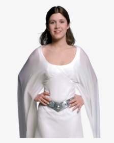 Carrie Fisher Wedding Dress, HD Png Download, Transparent PNG