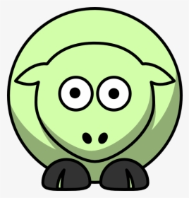 Sheep Looking Right Svg Clip Arts - Yellow Sheep Clipart, HD Png Download, Transparent PNG