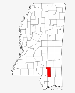 Mississippi Map With Mooreville, HD Png Download, Transparent PNG