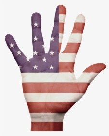 American Flag Hand Png, Transparent Png, Transparent PNG