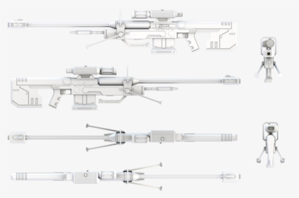 Halo 3 Sniper Srs99d - Assault Rifle, HD Png Download, Transparent PNG