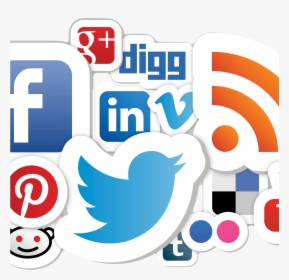 Transparent Social Media Transparent Png - Social Media Manager Icons, Png Download, Transparent PNG