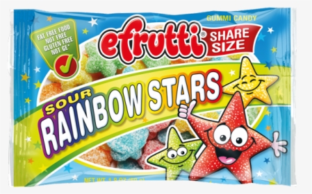 Efrutti Sour Rainbow Stars 50g, HD Png Download, Transparent PNG