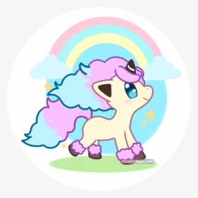 Artwork By Rosedoodle - Pokemon Sword And Shield Galar Ponyta, HD Png Download, Transparent PNG