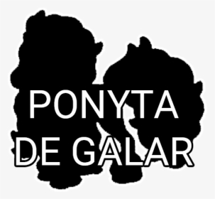 Ponyta De Galar - Silhouette, HD Png Download, Transparent PNG