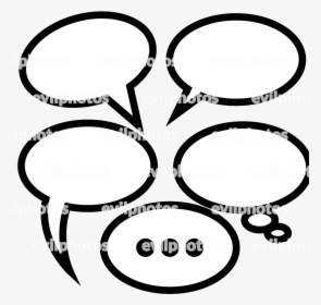 Speech Bubble Drawing Vector And Stock Photo - Circle, HD Png Download, Transparent PNG