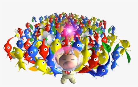 Olimar With Lots Of Pikmin, HD Png Download, Transparent PNG