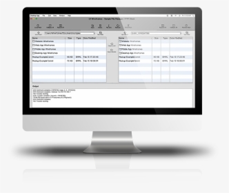 Desktop App Wireframe Example Graphic - Web Design, HD Png Download, Transparent PNG