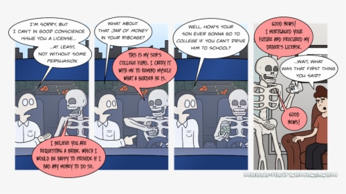 Yes, Skeleton Dad Has Always Had That Jar Of Money - Cartoon, HD Png Download, Transparent PNG