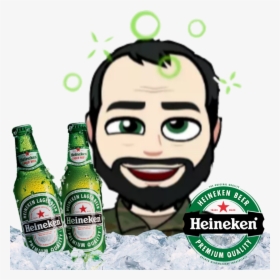 #bitmoji #snapchat #snap #bitmojisnap #heineken #cerveja - Beer Bottle, HD Png Download, Transparent PNG