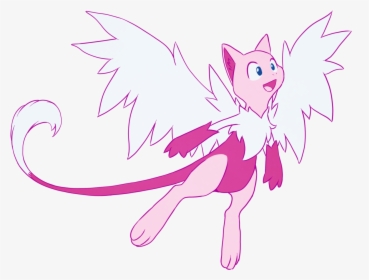 I’ve Never Actually Drawn Mega Mew Happy Before - Illustration, HD Png Download, Transparent PNG