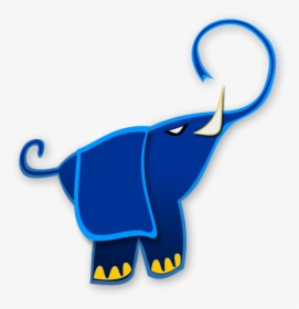 Vector Graphics Of Elephant - Elephant, HD Png Download, Transparent PNG