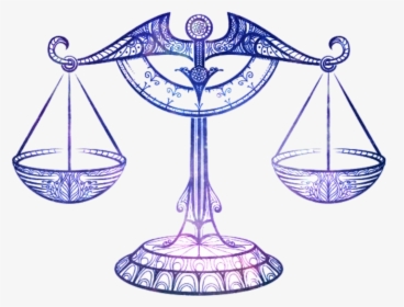 #freetoedit #libra #scales #horoscope #zodiak - Egyptian Scale Of Justice Tattoo, HD Png Download, Transparent PNG