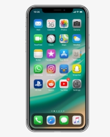 Iphone 8 Home Screen Ios 13, HD Png Download, Transparent PNG