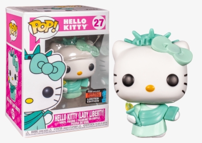 Lady Liberty Nycc19 Pop Vinyl Figure - Hello Kitty Lady Liberty Funko, HD Png Download, Transparent PNG