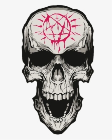 #dead #death #skulls #satanism #satan - پیکسل اسکلت, HD Png Download, Transparent PNG
