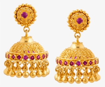 Traditional Round Jhumki - Earring Traditional Png, Transparent Png, Transparent PNG