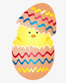 Cute Easter In Chicken Egg Bunny Clipart - Clip Art Happy Easter, HD Png Download, Transparent PNG