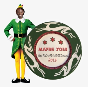 Gilbert Elf With Plate - Buddy The Elf Costume, HD Png Download, Transparent PNG