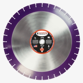 Imperial Purple Cured Concrete Diamond Blade - Diamond Blade, HD Png Download, Transparent PNG