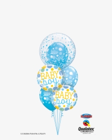 Baby Boy Blue Confetti Dots - Transparent Baby Boy Balloons, HD Png Download, Transparent PNG