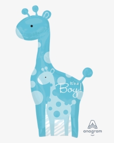 Baby Shower Blue Giraffe, HD Png Download, Transparent PNG