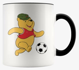 Funny Freedom Winnie The Pooh Bear Soccer Football - Birthday Mug Gift Ideas, HD Png Download, Transparent PNG