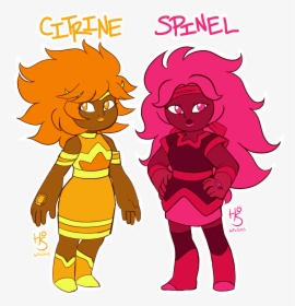 The Two Gems That Make Up My Gemsona Ruby - Citrine And Spinel Fusion, HD Png Download, Transparent PNG