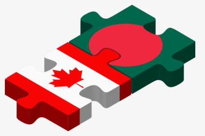 Canada-bangladesh - Kenya And Canada Flags, HD Png Download, Transparent PNG