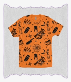 Orange Halloween Tee   Class Lazyload Lazyload Fade - Motionless In White Halloween Merch, HD Png Download, Transparent PNG