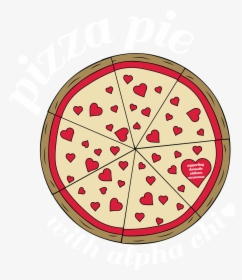 Pizza Pie With Alpha Chi Philanthropy , Png Download - Pizza Pie With Alpha Chi, Transparent Png, Transparent PNG